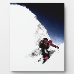 Mountain Climber Extreme Sports Plaque