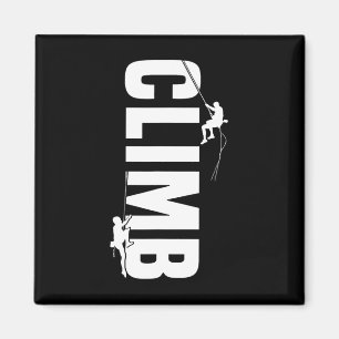 Mountain Climber Outdoor Rock Climbing Bouldering Magnet