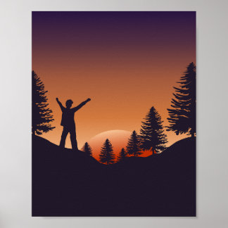 mountain climber poster