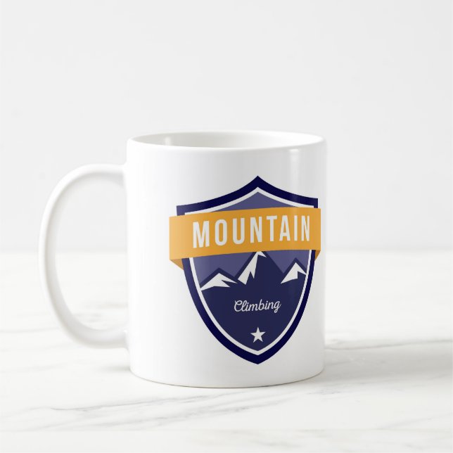 Mountain Climbing Coffee Mug (Left)