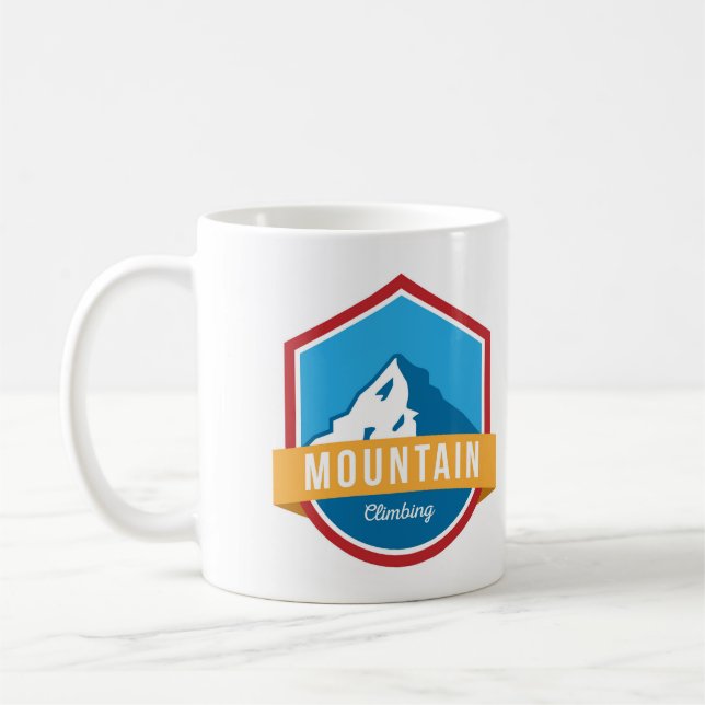 Mountain Climbing Coffee Mug (Left)