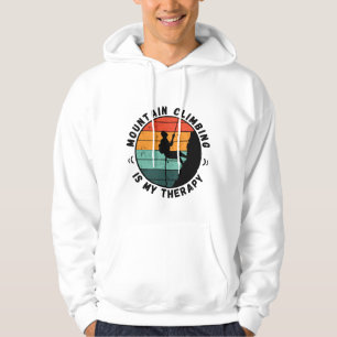 Mountain Climbing Is My Therapy Hoodie