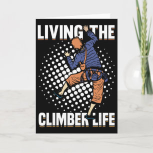 Mountain Climbing Rock Climb Climber _2 Card