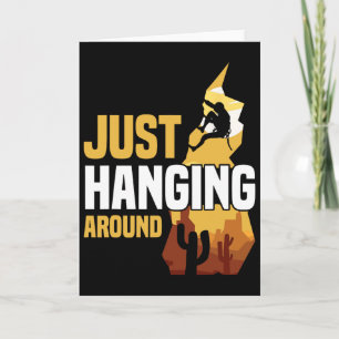 Mountain Climbing Rock Climb Climber Card