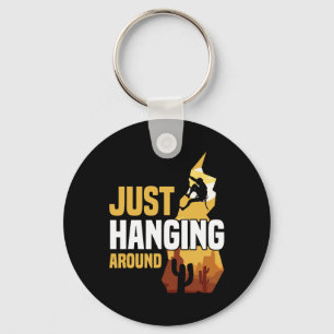 Mountain Climbing Rock Climb Climber Key Ring