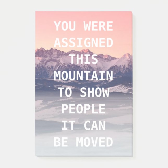 Mountain Collection Post It Notes (Front)