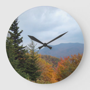 Mountain Colors Large Clock