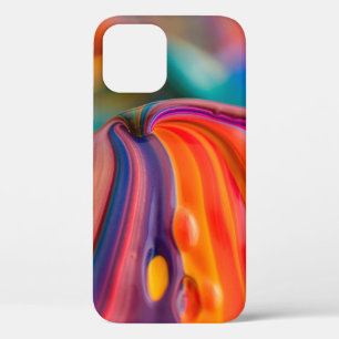 Mountain colours paint colourful art iPhone 12 case