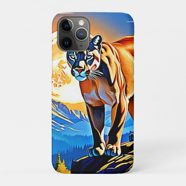 Mountain Cougar: Sunset Majesty Case-Mate iPhone Case (Back)