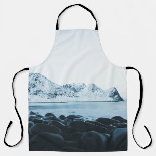MOUNTAIN COVER WITH SNOW PHOTOGRAPHY APRON