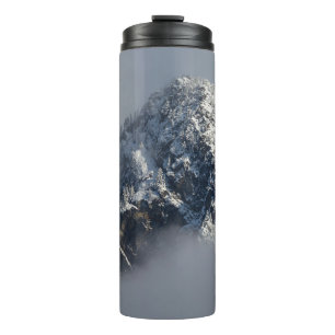 MOUNTAIN COVERED WITH SNOW THERMAL TUMBLER