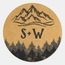 Mountain Destination simple minimal Wedding  Class