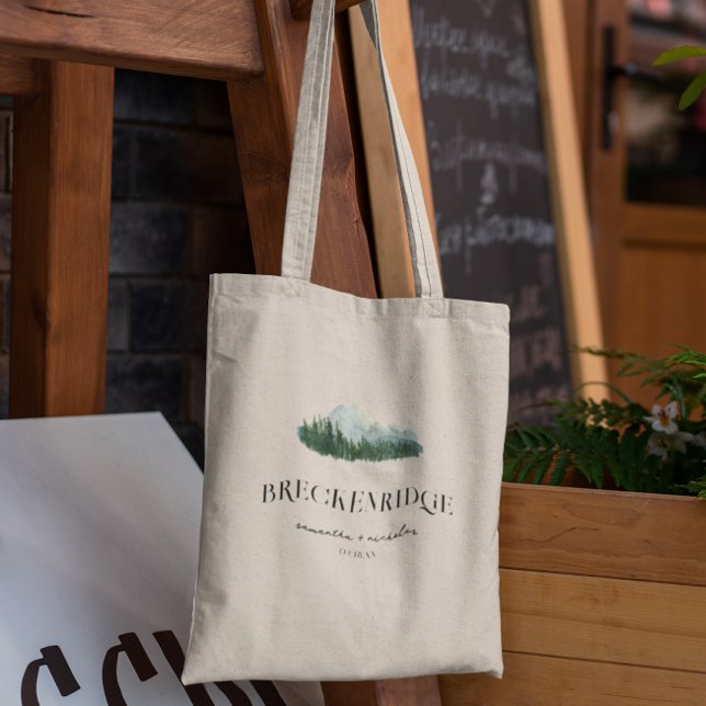 Mountain Destination | Wedding Welcome Tote Bag (Creator Uploaded)