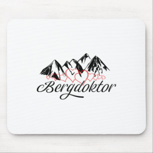 Mountain Doctor Mountain Alps Apres Ski Skiing Sno Mouse Pad