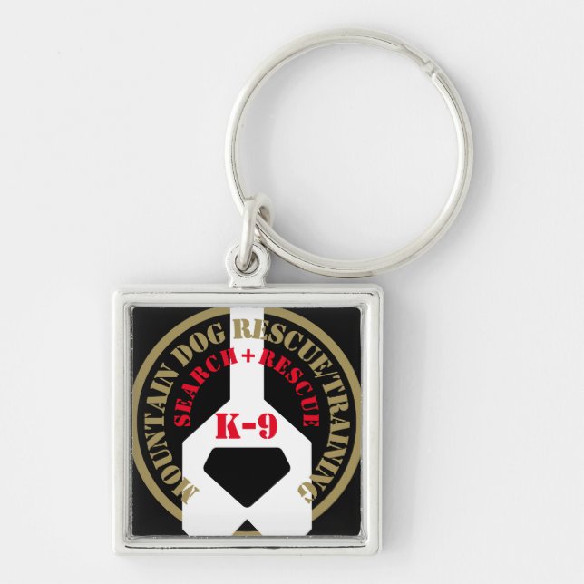 mountain dog rescue/traning key ring (Front)