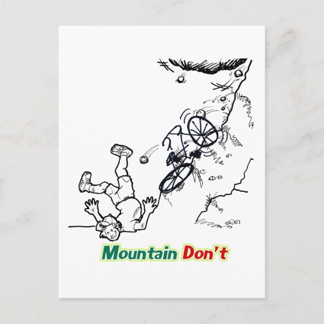 Mountain Don't Postcard (Front)
