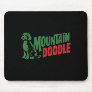 Mountain Doodle Dog Lovers Vintage Retro Outdoor Mouse Pad