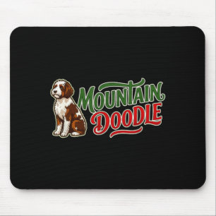 Mountain Doodle Dog Lovers Vintage Retro Outdoor Mouse Pad