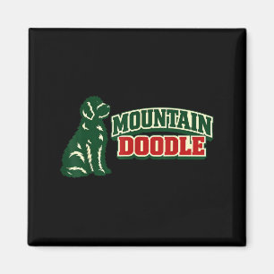 Mountain Doodle Dog Outdoor for Adventure Pet Magnet