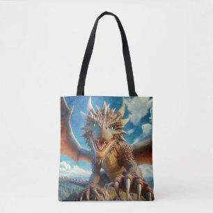 Mountain Dragon Tote Bag