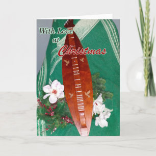 Mountain Dulcimer Christmas Card