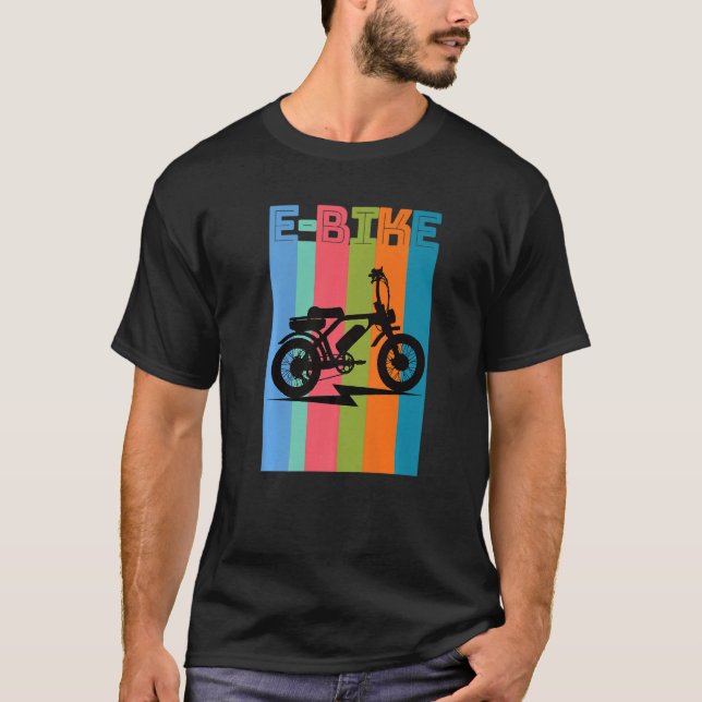 Mountain E Bike Rider Electric Power Bikes  2 T-Shirt (Front)