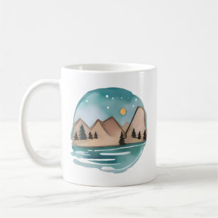 Mountain Escape Under the Stars Coffee Mug