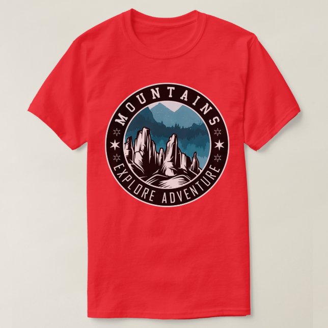 Mountain Explore Adventure Classic TShirt (Design Front)