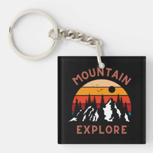 Mountain Explore Key Ring