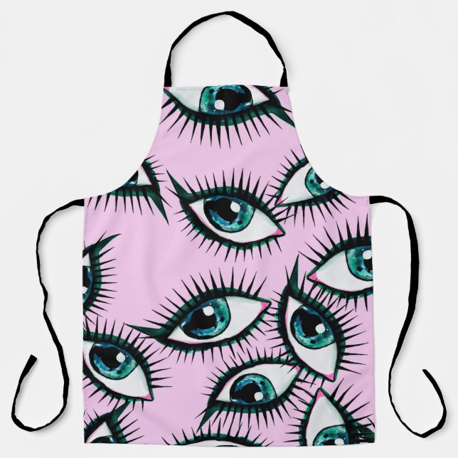 Mountain eye. Abstract icon.  Apron (Front)