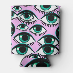 Mountain Eye Abstract Icon Can Cooler