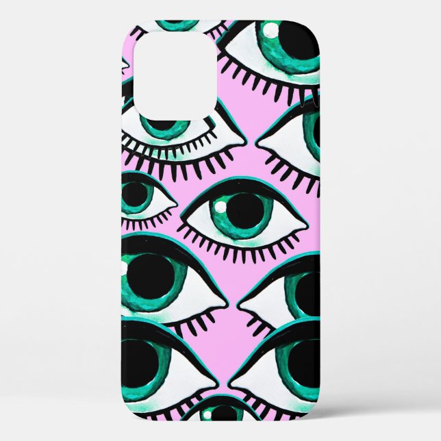 Mountain eye. Abstract icon.  Case-Mate iPhone Case (Back)