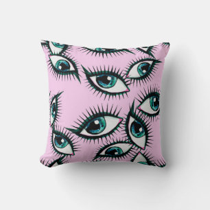 Mountain eye. Abstract icon.  Cushion