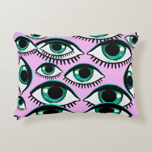 Mountain Eye Abstract Icon Decorative Cushion