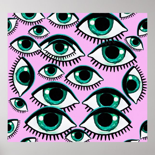 Mountain Eye Abstract Icon Poster (Front)