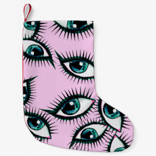 Mountain eye. Abstract icon.  Small Christmas Stocking
