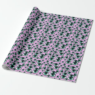 Mountain Eye Abstract Icon Wrapping Paper