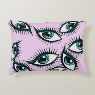 Mountain Eye Abstract Iconic Design Decorative Cushion
