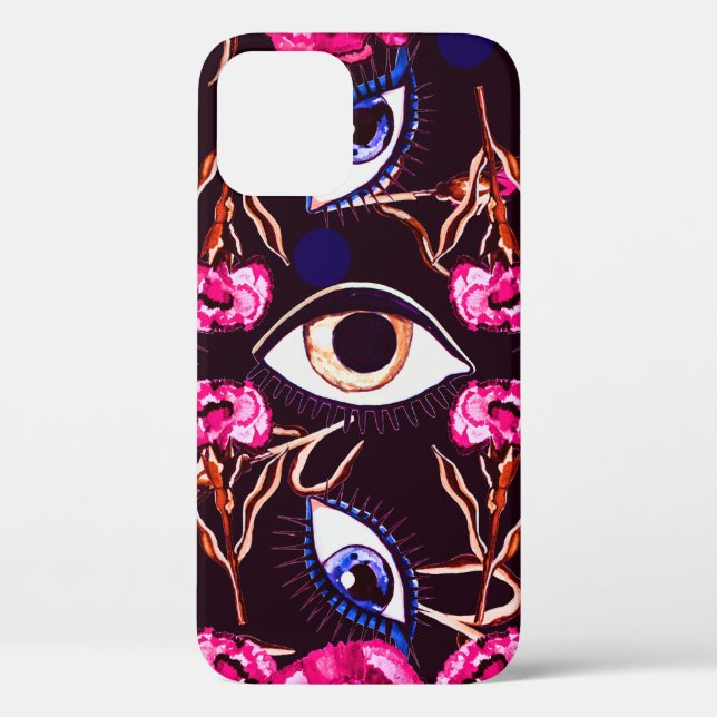 Mountain eye. Abstract pattern Case-Mate iPhone Case (Back)