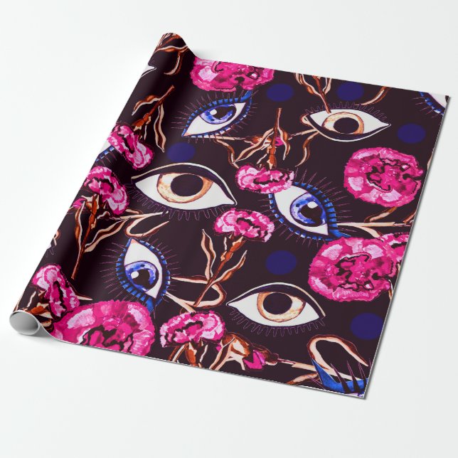 Mountain eye. Abstract pattern Wrapping Paper (Unrolled)