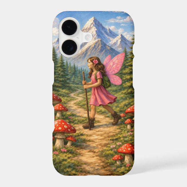 Mountain Fairy Hiker | Fairycore Mushroom Phone (Back)