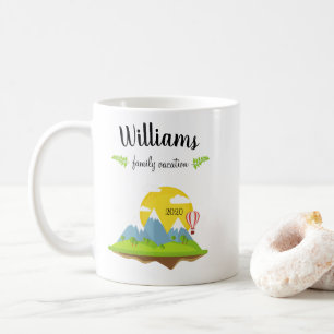 Mountain Family Vacation Souvenir Coffee Mug
