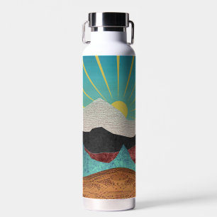 Mountain Fantasy Sunrise Water Bottle