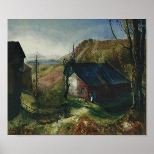 Mountain Farm by George Bellows (1922) Poster
