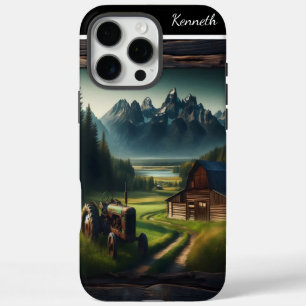 Mountain Farm Tractor iPhone 16 Pro Max Case