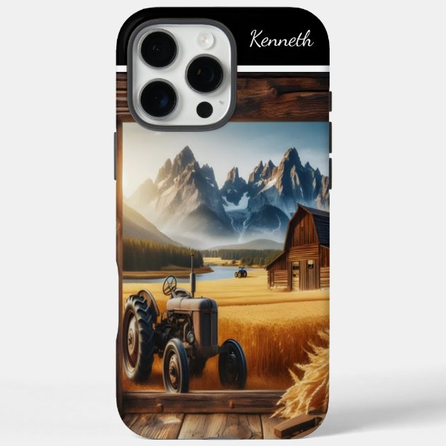 Mountain Farm View Case-Mate iPhone Case (Back)