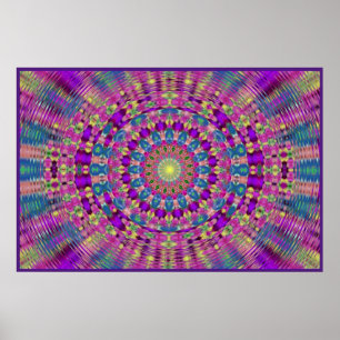 Mountain Flower Entrance Poster