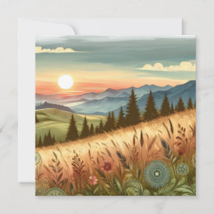 Mountain Forest Hills Country Boho Nature