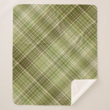 Mountain Forest Olive Green Plaid