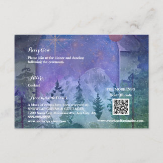 Mountain Forest Paradise Enclosure Card